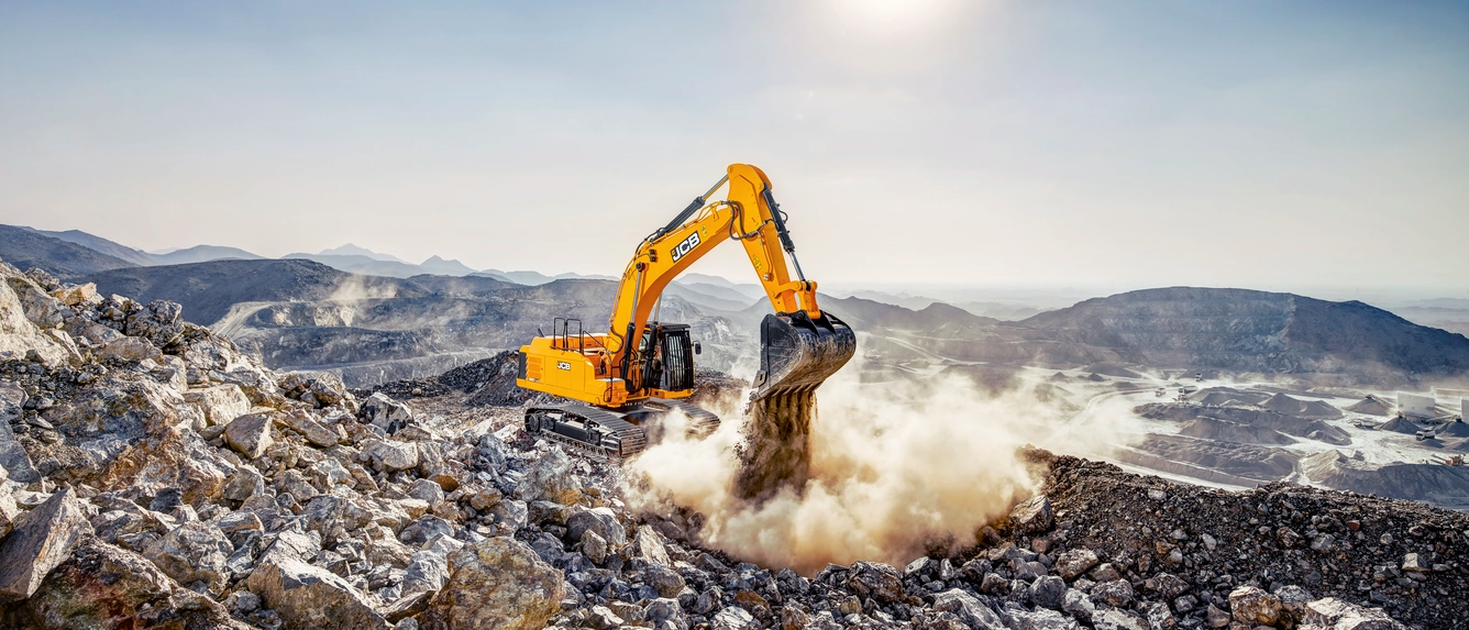 Ashalube CLS installed on JCB Excavator JS 520